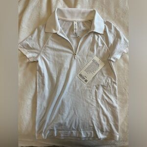 Swiftly tech polo short sleeve white